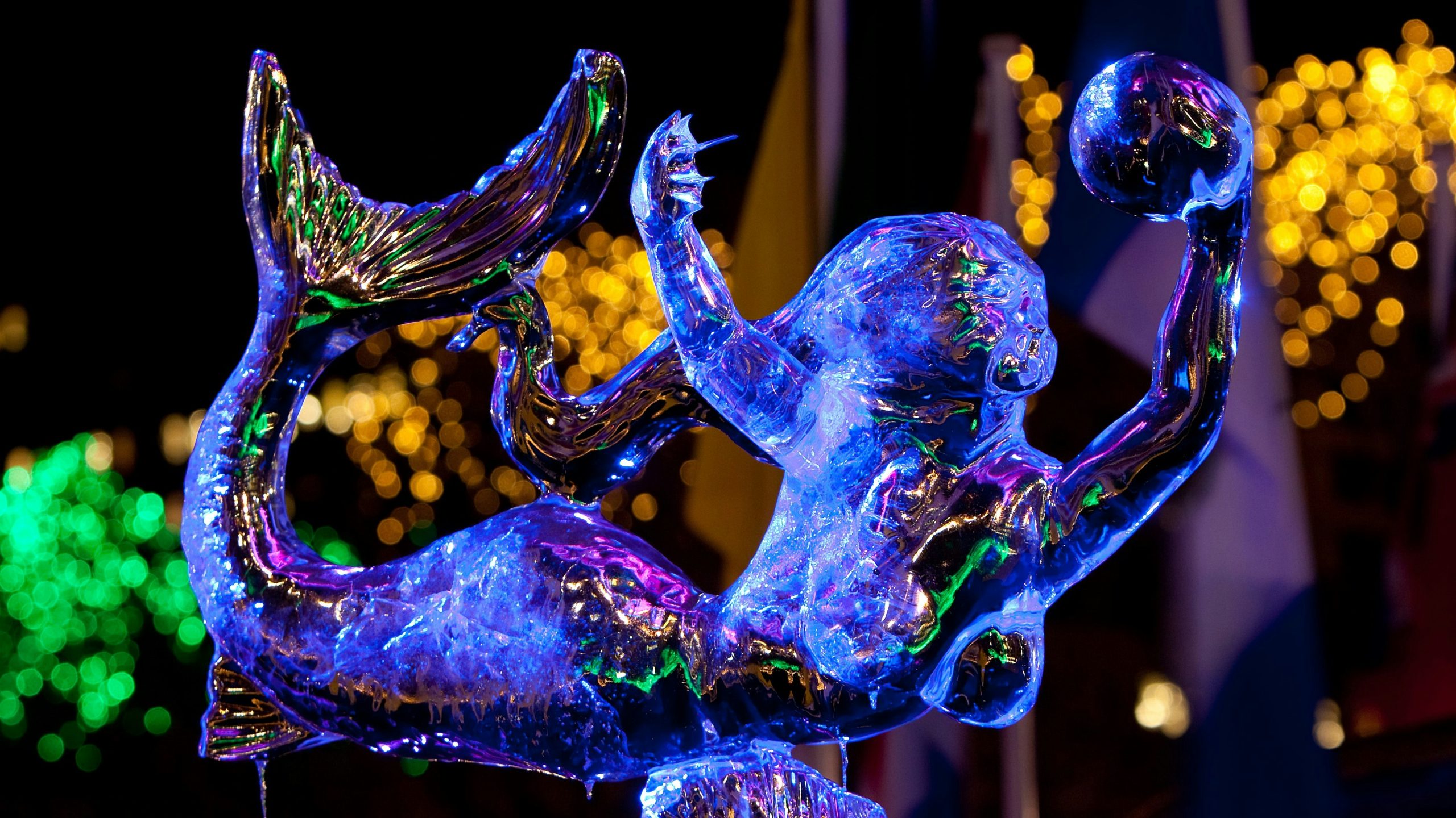Ice sculpture.