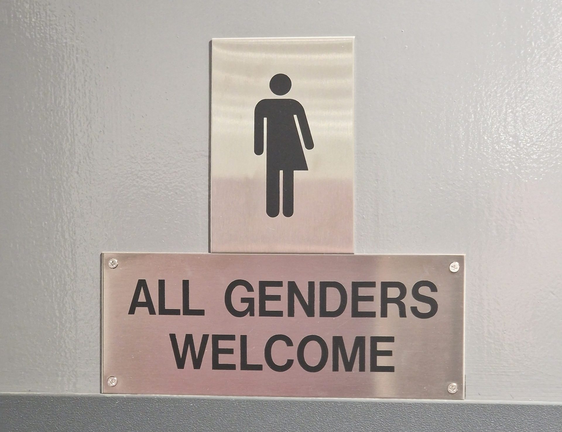Gender neutral sign.